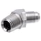 Gates Male JIC 37 Flare to Male Pipe NPTF - 45 SAE to SAE G60497-0812 - alternate 1