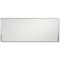 Mooreco Dry Erase Board, Porcelain, 48 in, 120 in, Aluminum Frame, White, Gloss 202AK - alternate 1