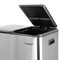 Elama 2 Section 8 Gallon Each Section Trash and Recycling Step Bin with Slow Close Mechanism EL-I10R-60L - alternate 8