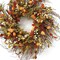 Homeroots 20" Green Brown  And White Fall Mixed Assortment Artificial Wreath 516074 - alternate 3