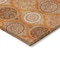 Homeroots 10' X 14' Orange Ivory And Gray Floral Medallion Washable Indoor Outdoor Area Rug 614622 - alternate 7