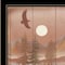 Homeroots Full Moon I 2 Black Framed Print Wall Art 406848 - alternate 3