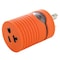 Ac Works Plug Adapter, 5-20R, L5-20P, 0 ft., Orange ADL520520 - alternate 1