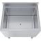 Amgood 18.5 in. x 24 in. x 30 in. Freestanding Stainless Steel Ice Bin, 7-circuit Cast Aluminum Cold Plate AMG FSIB-CP-182412-Z - alternate 7