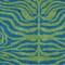 Homeroots 5' X 8' Green And Teal Blue Animal Print Washable Indoor Outdoor Area Rug 600673 - alternate 7