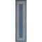 Homeroots 6' Denim Blue And Ivory Geometric Indoor Outdoor Runner Rug 572585 - alternate 1