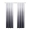Homeroots Set of Two 84"  Black Ombre Shades Window Panels, 2PK 473432 - alternate 1