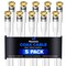 Maximm RG6 Coaxial Cable, White, 1.5 Foot, 5PK Coax -1.5FT - 5PK - white - alternate 1