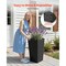 Vevor Tall Planters Large Modern Outdoor Indoor Flower Pots 30" Set of 2 Black, 2PK F4075W-BK - alternate 6