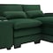 Homeroots 55" Green Fabric Modular USB Sleeper Sofa 568295 - alternate 9
