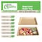 Ecoquality 0.8L Compostable Natural Sugarcane Bagasse No Lid Small Take Out Sushi Serving Tray, 200PK EQ08LSUSHINL-200 - alternate 8