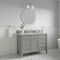 James Martin Vanities Brittany 48in Single Vanity, Urban Gray w/ 3 CM Victorian Silver Silestone Top 650-V48-UGR-FVSL - alternate 9