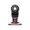 Freud Oscillating Wood Blade Starlock 2.5in W Bi-Metal Curve Contact Edge Round Nail-Embedded Woo, 3PK DOS250BW3 - alternate 23