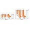 Cmt ROUND NOSE SET R =1/8in - 1/4in - 3/8in S=1/4in (3-PCS.) 814.001.11 - alternate 3