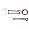 Performance Tool 7 pc. SAE Ratcheting Wrench Set, Stubby, 100 Gear Teeth, Chrome Vanadium W30634 - alternate 3