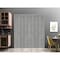 Sartodoors Sliding Closet Double Bi-fold Doors, Planum 0017 Concrete and Aluminum Strips, Sturdy Tracks Moldin PLANUM0017DBF-BTN-72 x 96 (4* 18x96) - alternate 5