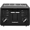 Cuisinart Toaster, Bagel, Defrost, Reheat Control, PlasticStainless Steel, Black CPT-142BK - alternate 1