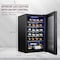 Schmck Schmecke 24 Bottle Compressor Wine Refrigerator, Freestanding Wine Cooler with Lock, Black SHMFWCC241LB - alternate 7