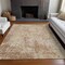 Homeroots 9' X 12' Copper And Beige Abstract Washable Indoor Outdoor Area Rug 605546 - alternate 8