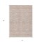 Homeroots 3' X 5' Salmon Copper And Beige Striped Washable Indoor Outdoor Area Rug 587968 - alternate 9