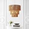 Jonathan Y Orson 24 in. 7-Light Coastal Bohemian Metal and Woven Paper Rope 3-Tier LED Chandelier, Natural/White JYL9564A - alternate 11