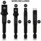 Neiko Impact Socket Adapter and Magnetic Bit Holder Set, 4-Piece Set, CR-V Steel 00244A - alternate 6