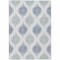 Homeroots 3' X 5' Sky Blue Ivory And Denim Blue Ikat Washable Indoor Outdoor Area Rug 589122 - alternate 9
