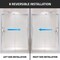 Anzzi Stellar 51 to 54 in. x 76 in. Sliding Frameless Shower Door in Polished Chrome with Tempered Glass SD-FRLS05903CH - alternate 9