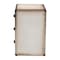 Baxton Studio Mallison Vintage White Canvas 3-Drawer End Table 251-13915-ZORO - alternate 8