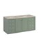James Martin Vanities Chicago 60" Double Vanity, Smokey Celadon, w/ 3 CM Tajnar Eclos Top 503-V60D-SC-3TJR - alternate 9
