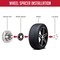 Coyote Wheel Accessories WHEEL ADAPTERS 8 x 1651 Millimeter 8 x 650 Inch Axle Bolt Circle 8 x 1651 Millimeter 8 x 650 8650-8650M-E - alternate 6
