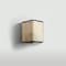 Vidalite Gal Wall Sconce with Rattan Shade, Stitched Velvet Detailing, Flush Mount Canopy, Bohemian Style CE1008610 - alternate 1
