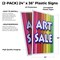 Signmission Art Sale, Plastic Signs Only 24 Inch x 36 Inch, Corrugated Plastic, 2PK CSB-2436-2PACK-Art Sale - alternate 2