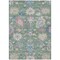 Homeroots 3' X 5' Sage Ivory And Pink Floral Washable Indoor Outdoor Area Rug 605331 - alternate 8