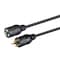 Monoprice SJT Locking Extension Cord, 12 AWG, Indoor, 12/3, 1 Outlets, L5-20R, Black, L5-20P, 10 ft 35065 - alternate 1