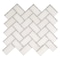 Apollo Tile 10x11 Thassos White, Bianco Carrara Marble Floor and Wall Mosaic Tile 3.68 sqft/case, 5PK APLDC88H01A - alternate 1