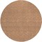 Homeroots 8' Copper And Beige Round Geometric Washable Indoor Outdoor Area Rug 594499 - alternate 7