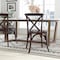 Flash Furniture Advantage Walnut X-Back Chair X-BACK-W - alternate 1