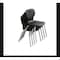 Correll Stacking Student Chair, 16in, Light Texture Seat, Chrome Legs, Black, 4PK CSCHR16-09-4PK - alternate 9