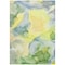Homeroots 9' X 12' Yellow Abstract Washable Non Skid Indoor Outdoor Area Rug 559548 - alternate 8