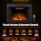 Edendirect 40-in W Black Wall mount LED Wall-mount Electric Fireplace with Remote Control Included ZR-EF36T - alternate 9