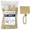 Kable Kontrol Identification & Tamper Proof Cable Zip Ties, 9 in L, Ivory, Nylon Co-polymer, 80 lbs Strength CTWO-9-100-IV - alternate 1