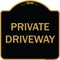 Signmission Black & Gold, 18 Inch x 18 Inch, Heavy Gauge Aluminum A-DES-BG-1818-9778 - alternate 1