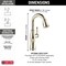 Delta Single Handle Pull-Down Bar/Prep Faucet 9997-PN-PR-DST - alternate 5