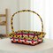 Wickerwise Vibrant Wicker Gift Basket - Versatile Woven Basket with Handle for Easter Candy, Fruit,  QI004722 - alternate 9