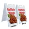 Signmission Buffalo Wings, A-Frame & 2 Decals Installed, Heavy-Duty Plastic Frame SBHD-D-2436-Buffalo Wings - alternate 5