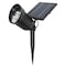 Boston Harbor Solar Spotlight, LiIon Battery, 18650 Battery, 8Lamp, Plastic Fixture, Black 26080 - alternate 2
