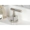 Kingston Brass Widespread Bathroom Faucet with Knurled Handle and Brass Pop-Up, Polished Nickel KS4986KNL - alternate 4