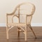 Bali & Pari Zaira Modern Bohemian Natural Rattan Arm Chair 255-14461-ZORO - alternate 10