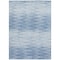 Homeroots 5' X 8' Navy Blue And Sky Blue Abstract Washable Indoor Outdoor Area Rug 587399 - alternate 7
